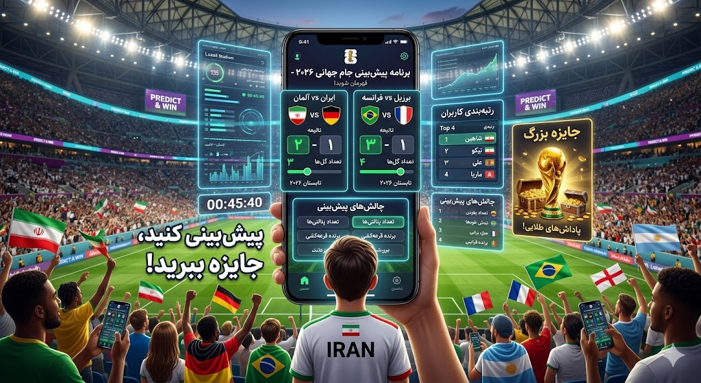 آموزش نصب اپلیکیشن پیشبینی جام جهانی ۲۰۲۶ آموزش نصب اپلیکیشن پیشبینی جام جهانی ۲۰۲۶