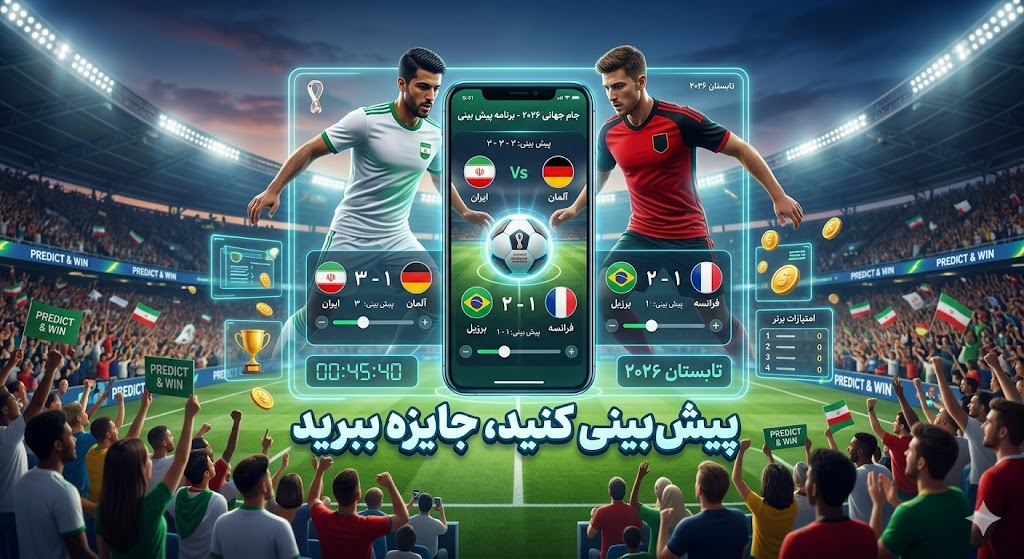 برنامه پیش بینی فوتبال برای جام جهانی ۲۰۲۶ برنامه پیش بینی فوتبال برای جام جهانی ۲۰۲۶